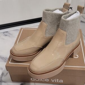 NEW Dolce Vita Women's Watetproof Tan Rain Snow Shoes Boots